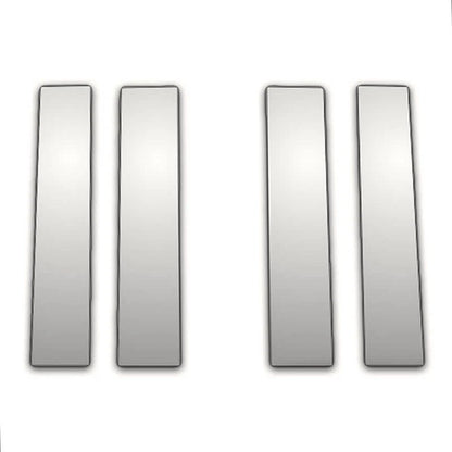 4Pc Chrome Pillar Post Covers Replacement for 2007-2013 Chevy GMC Regular Cab