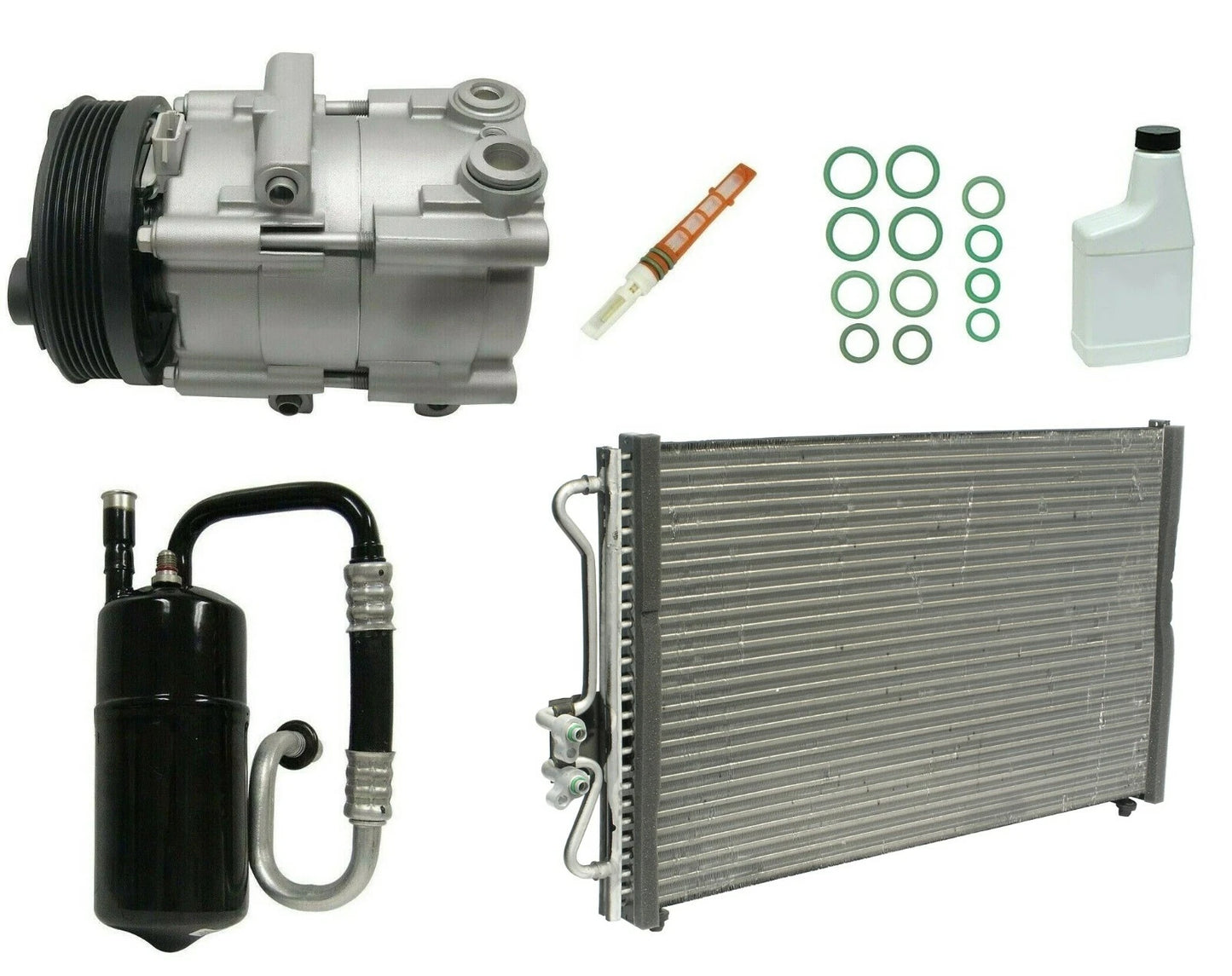 AC Compressor Kit with Condenser for Toyota Hilux 2005–2015
