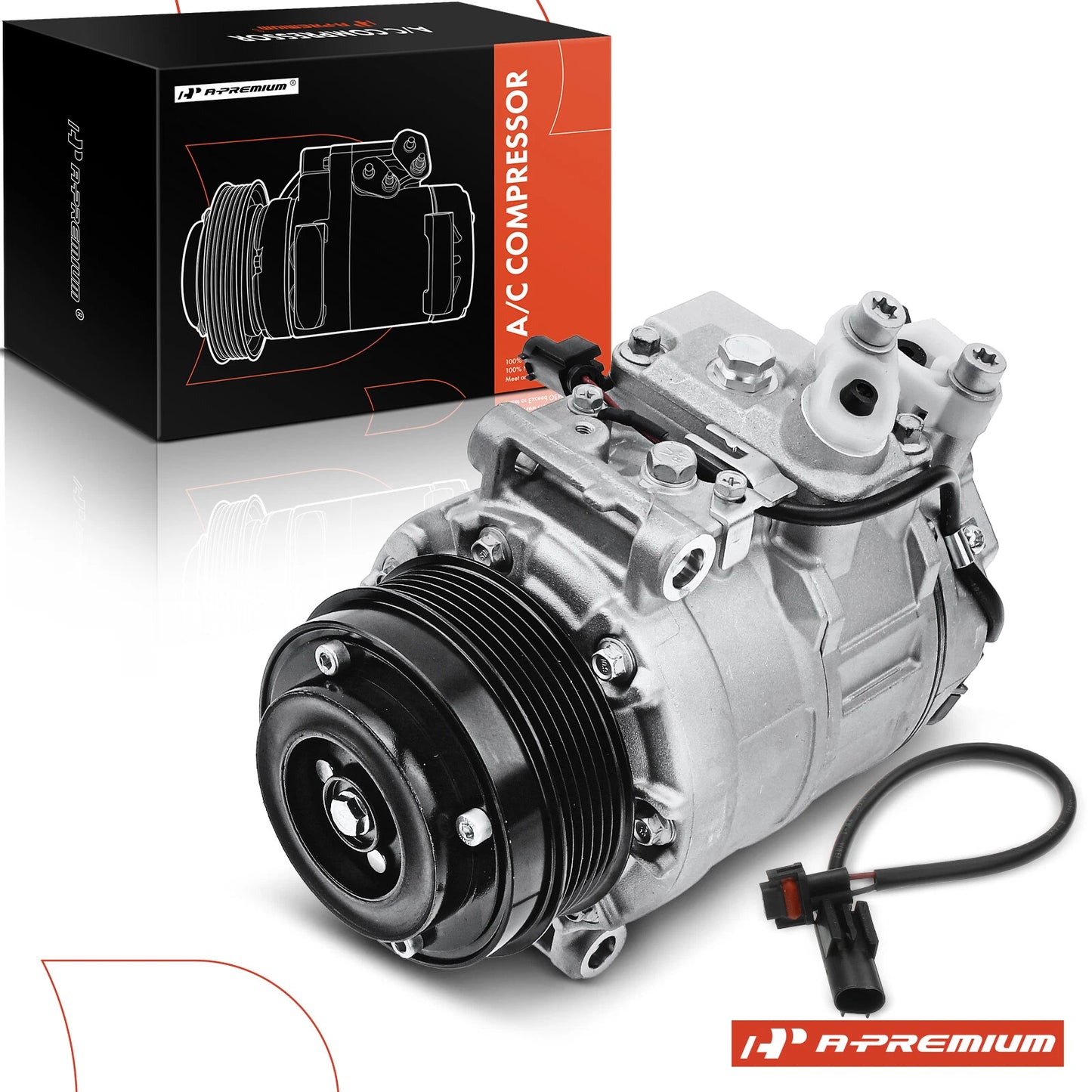 A/C Compressor with Clutch for Mercedes-Benz SL500 SL55 AMG (2003–2006)