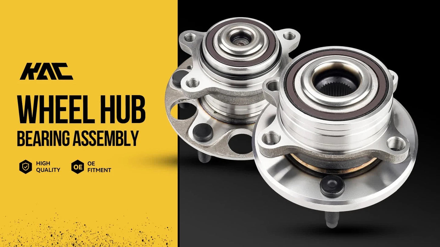 Front Wheel Bearing and Hub with ABS for 2000-2003 Ford F-150