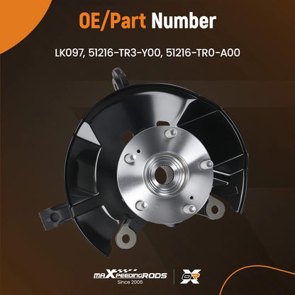 Complete Front Steering Knuckle for Honda Civic (2012–2015)