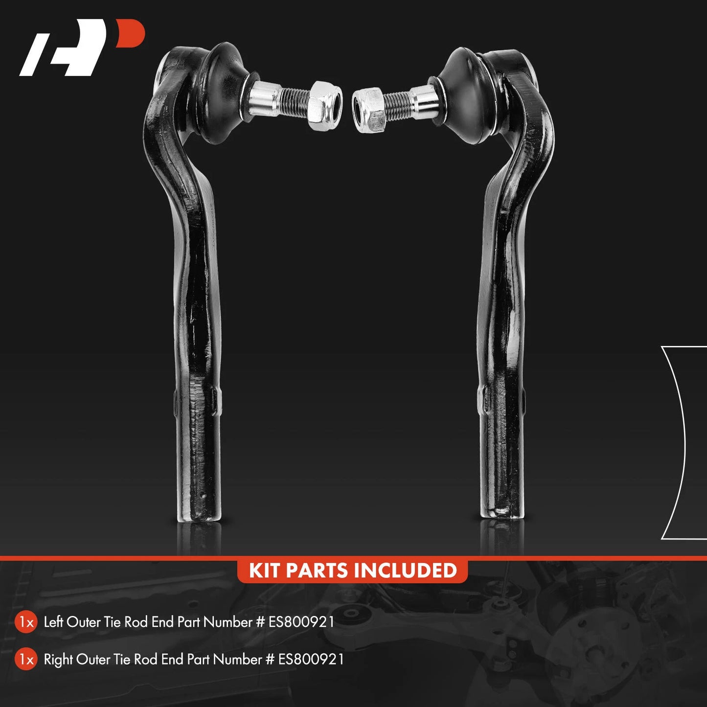 2X Outer Tie Rod End for Mercedes-Benz E250 E350 E400 E550 (2013–2014)