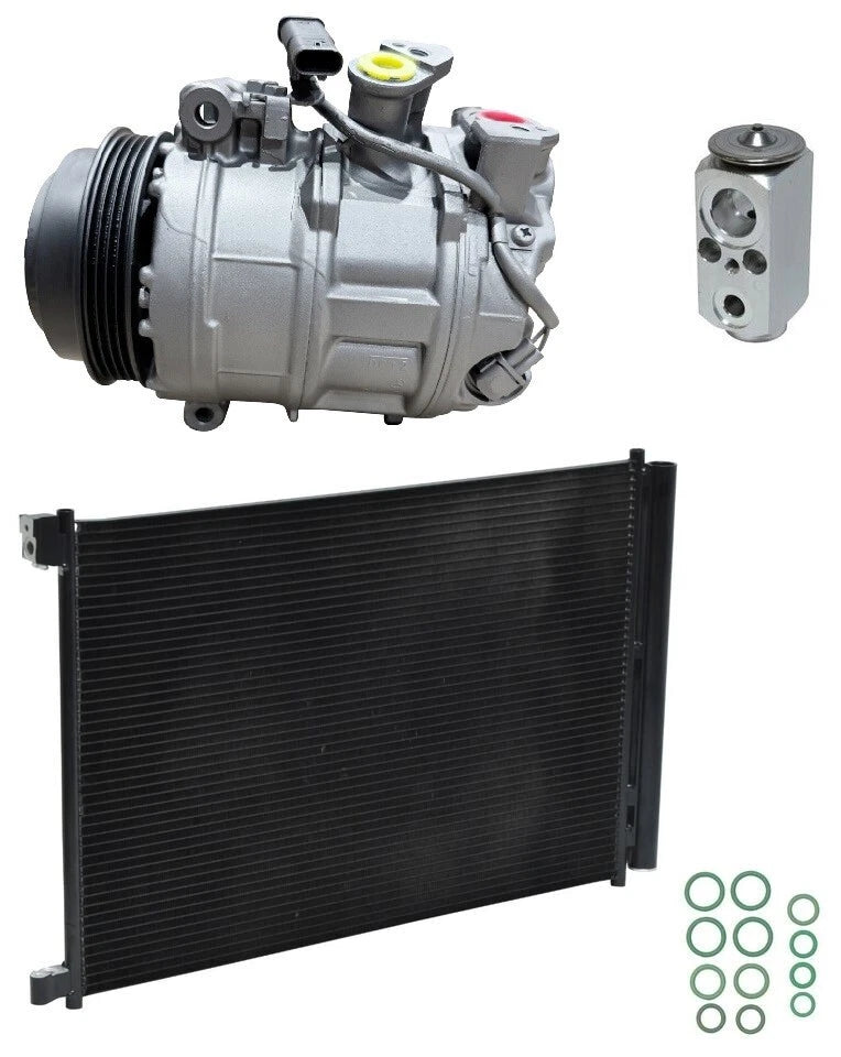 AC Compressor Kit with Condenser for Mercedes C63 AMG S (2017–2017)