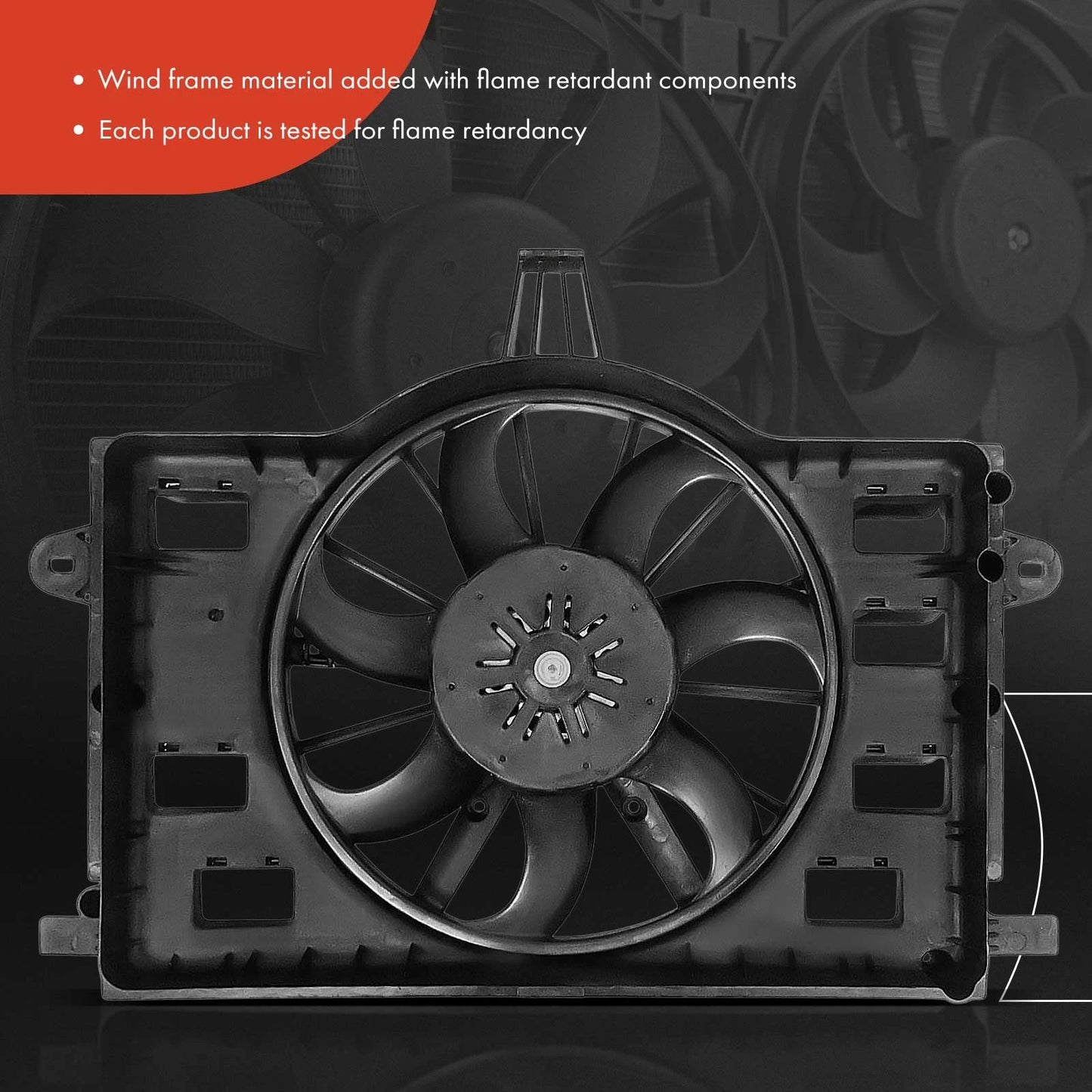 Cooling Fan Assembly with Shroud for Chevrolet Corvette (2015–2019)