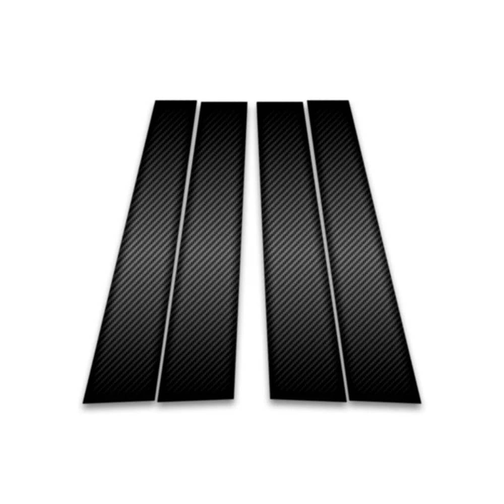 4pc Carbon Fiber Pillar Post Covers for 11-18 Land Rover Range Rover Evoque 4dr