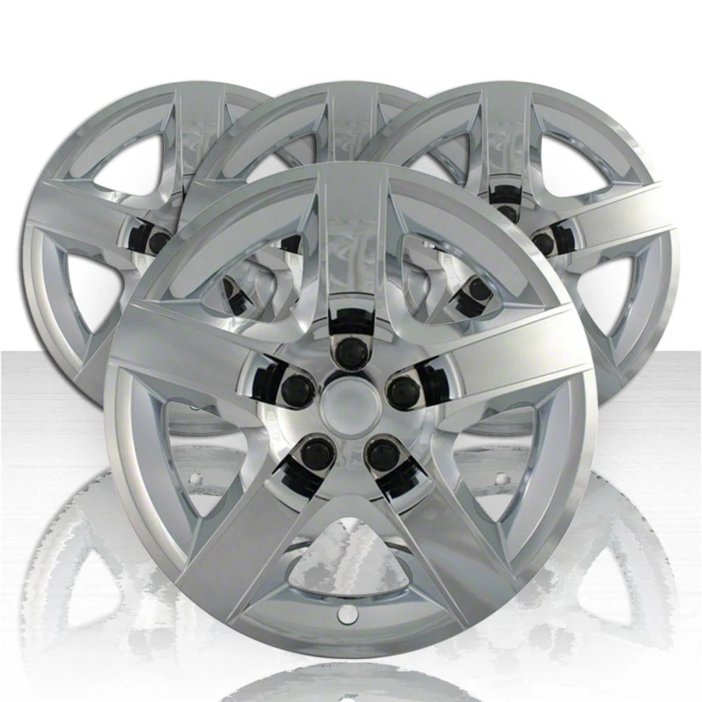 17 Inch Wheel Covers Set of 4 Chrome Full Rim Hub Caps for R17 Wheels (Fits)