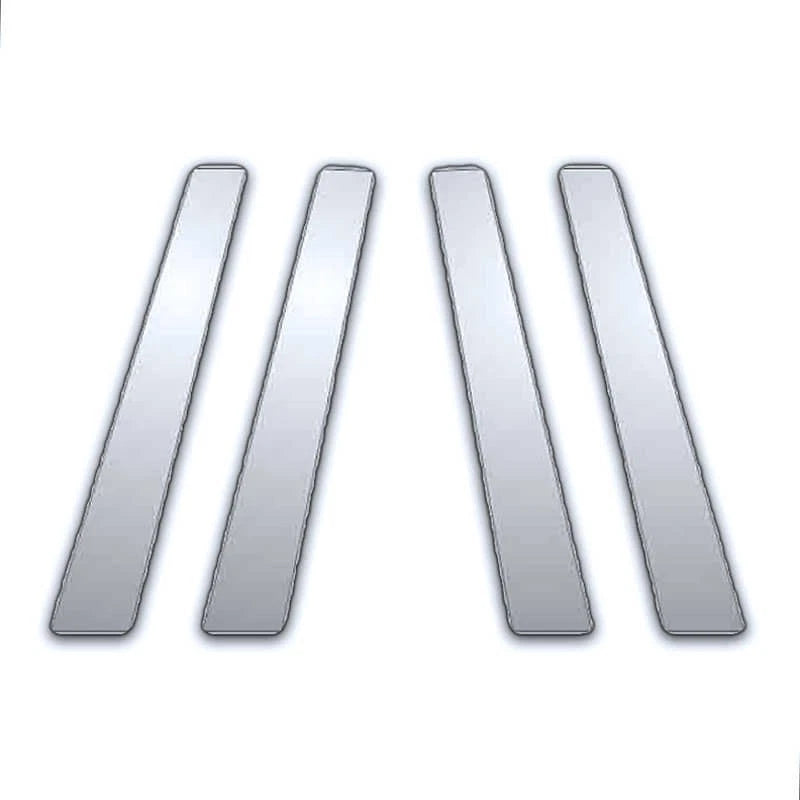 4Pc Chrome Pillar Post Covers Replacement for Kia Rio (2005–2011)