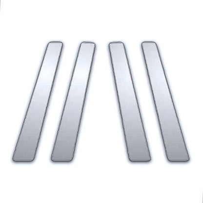 4Pc Chrome Pillar Post Covers Replacement for Kia Rio (2005–2011)