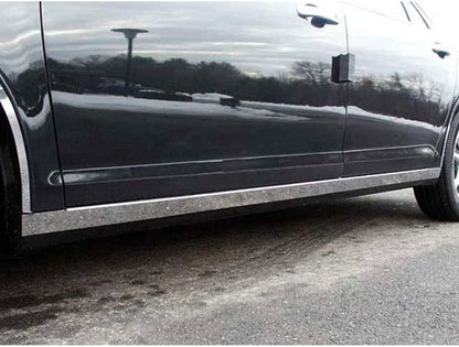 4p Luxury FX Chrome 2 3/8' Lower Rocker Molding Trim for 08-12 Chevy Malibu