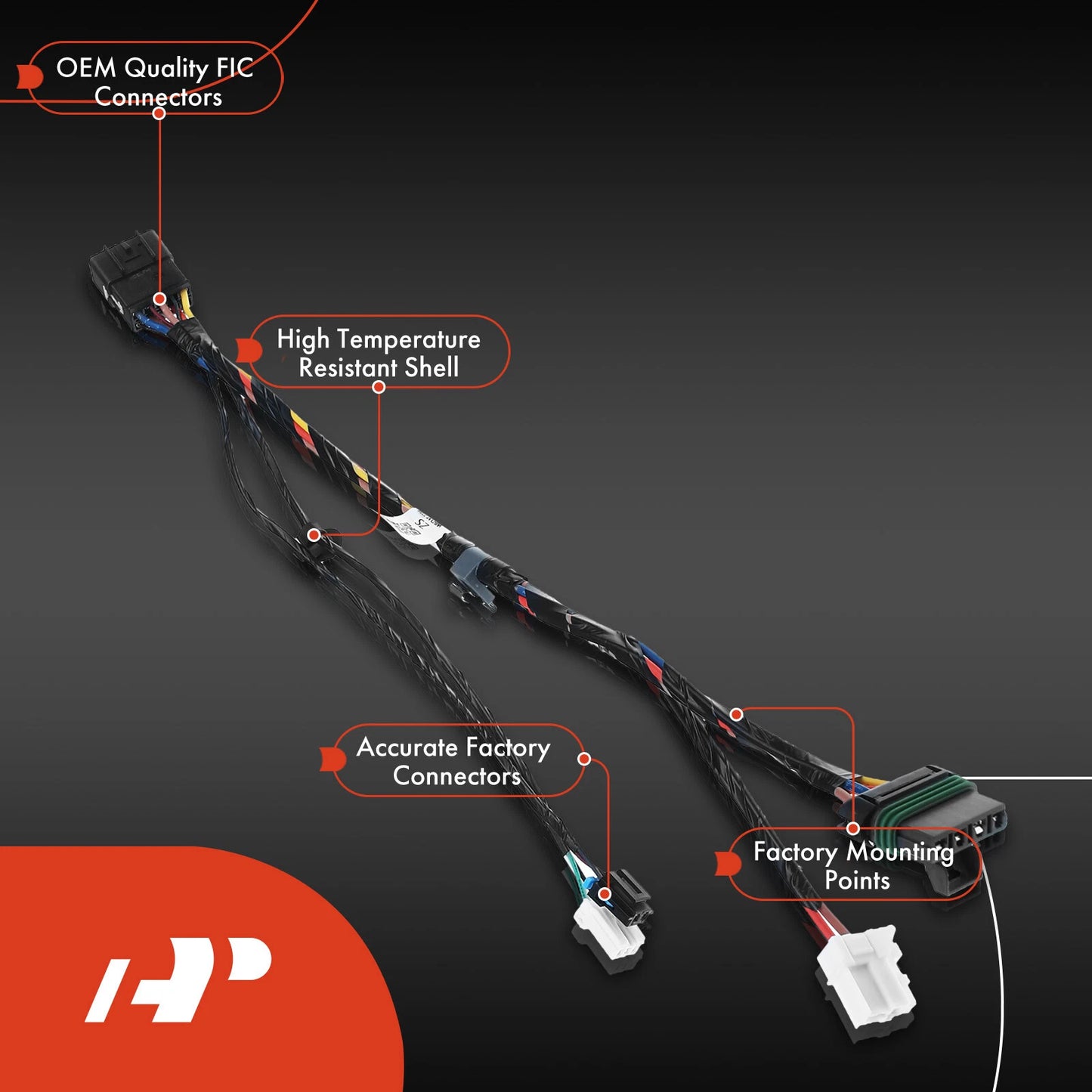 A/C Heater Blower Motor Wiring Harness for Chevy GMC Canyon (2004–2012)