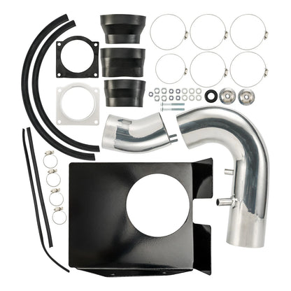 Cold Air Intake Kit for 97-98 Ford F-150 4.6L (4 in) + Black Filter