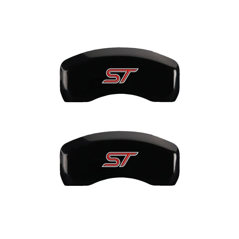 Caliper Covers Set of 4 Black ST w/o Bolts for 2019-2020 Ford Edge