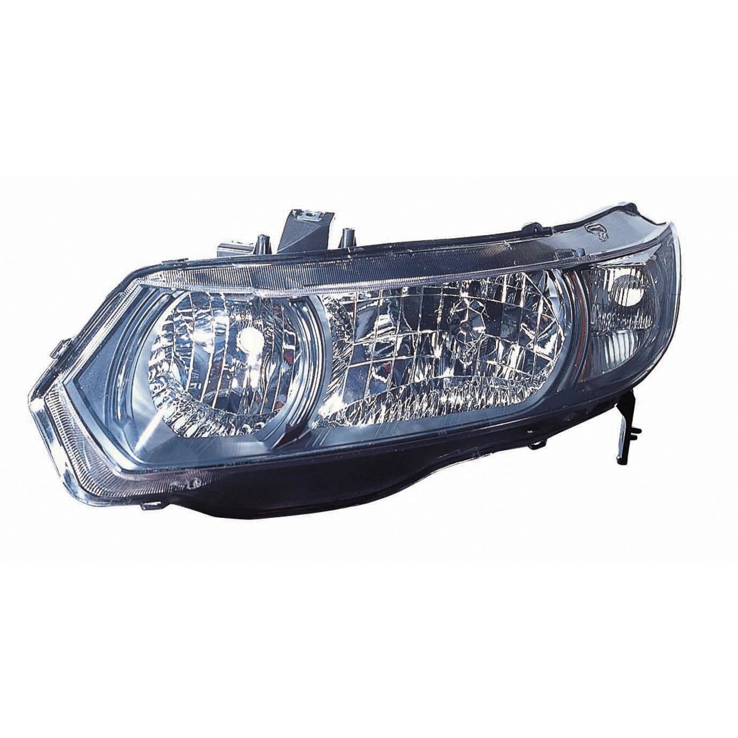 Replacement Driver Side Head Light Lens/Housing w/Clear Signal Lens