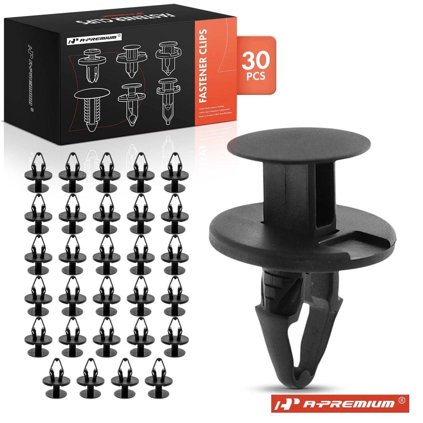 30Pcs Nylon Clips for Chevy Tank & Panel Attachment
