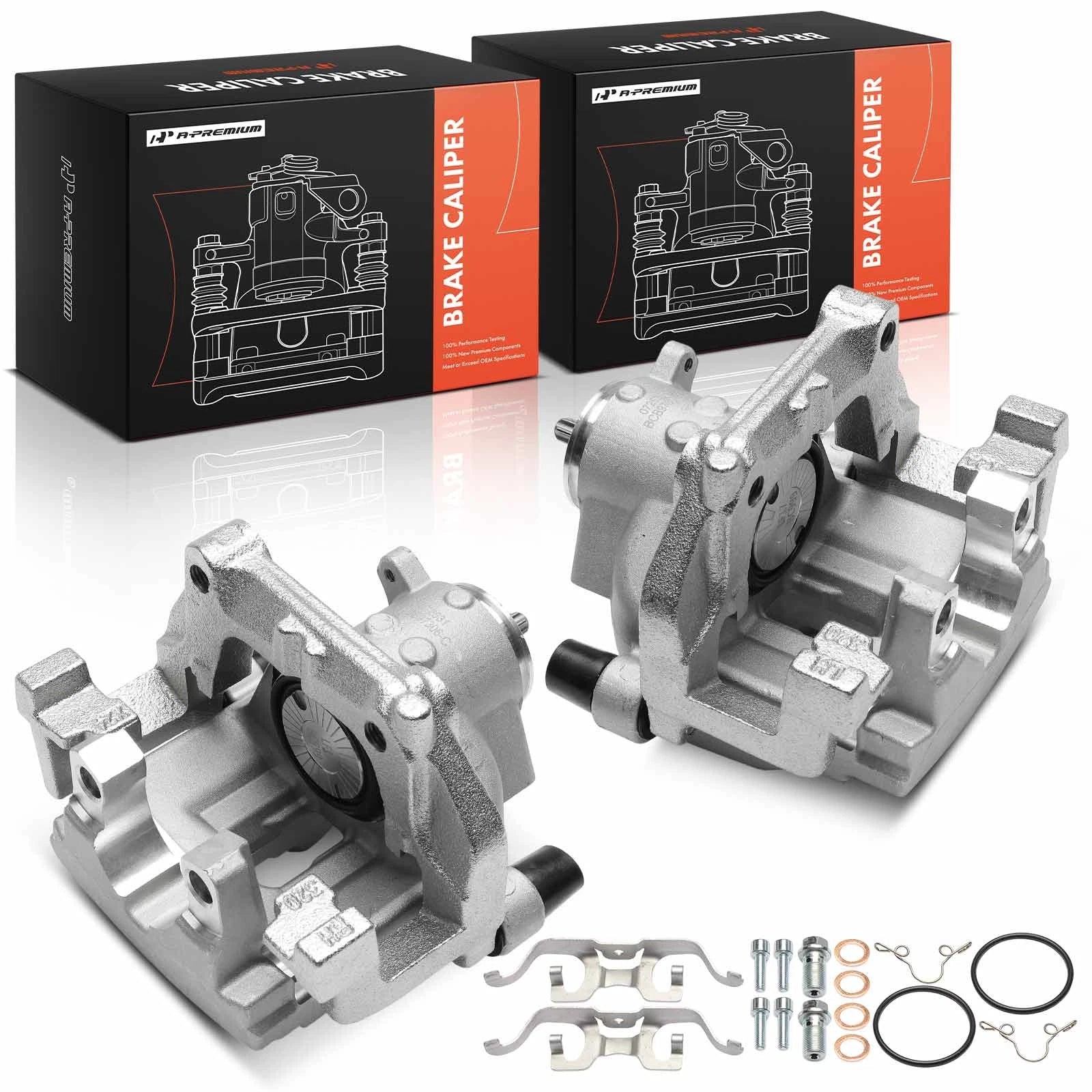 2X Brake Calipers with Bracket Rear for Mercedes W205 C43 AMG (2015–2020)