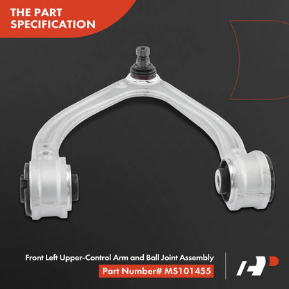 2X Front Upper Control Arm with Ball Joint for Benz W222 S-Class (2014–2020)