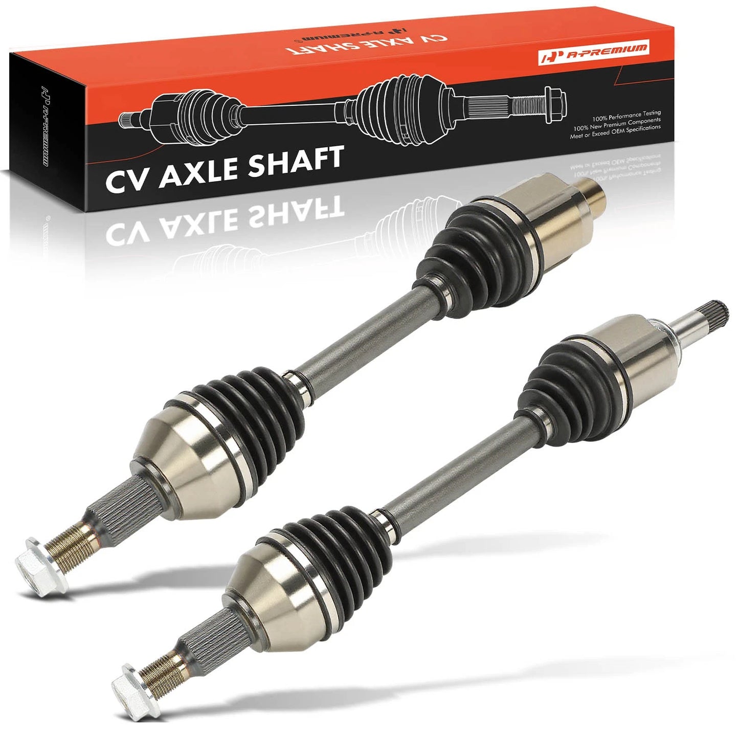 2X CV Front Axle Assembly for Chevy Traverse (2009–2013) GMC Acadia Buick