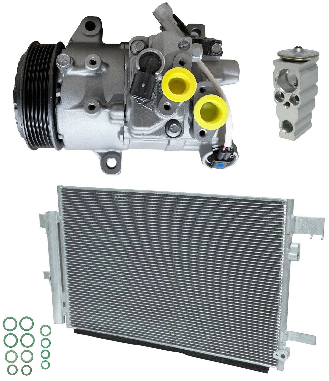 AC Compressor Kit With Condenser for Subaru Impreza 2.0L (2018–2018)