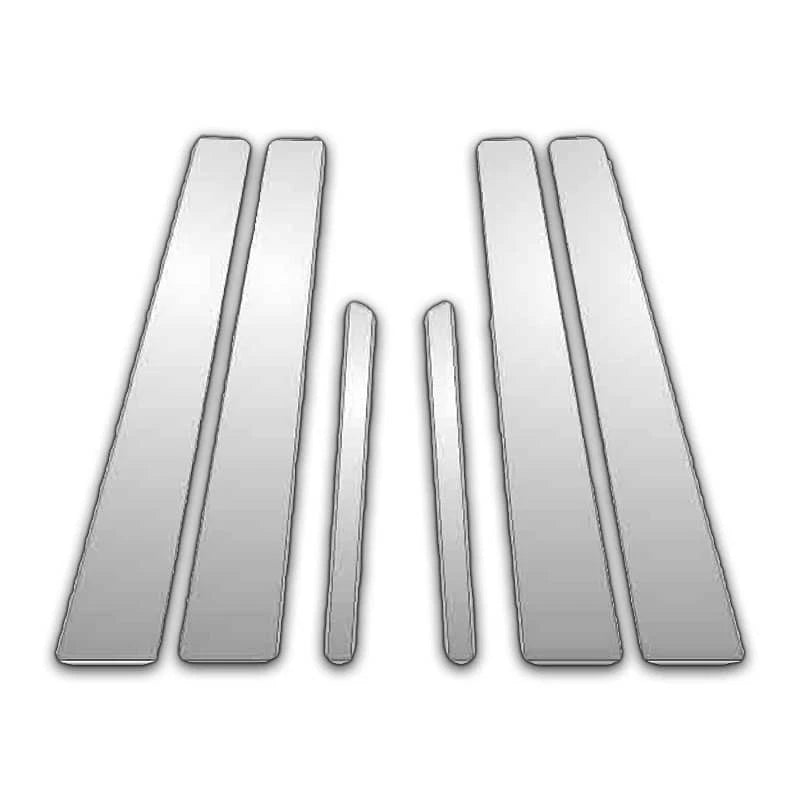 6Pc Chrome Pillar Post Covers for 2007-2017 Lexus Ls 460 - P3956
