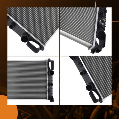 Aluminum Radiator for Mercedes-Benz CLS500 and E500 (2003–2006) AT Trans
