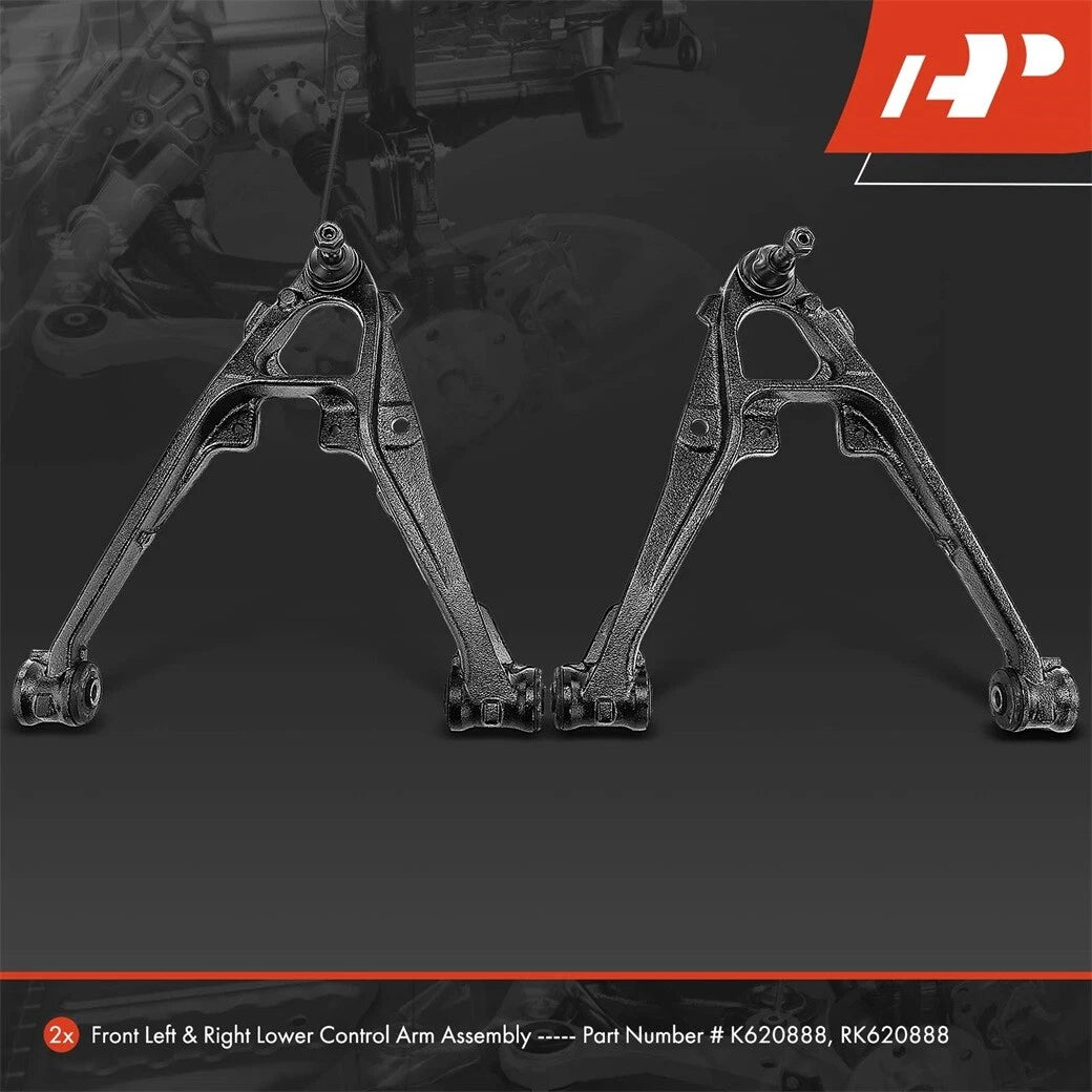 2X Front Lower Control Arm with Ball Joint for Chevy Silverado 1500 (2007–2016)