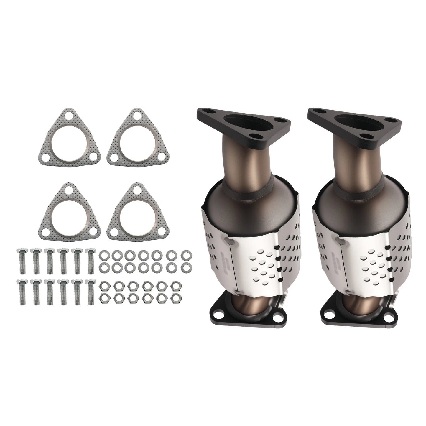 2x Front Catalytic Converters for Nissan Frontier Xterra (1999–2004)