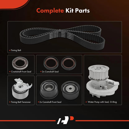 8x Timing Belt and Water Pump Kit for Chevy LUV Isuzu Amigo Rodeo (1981–2004)