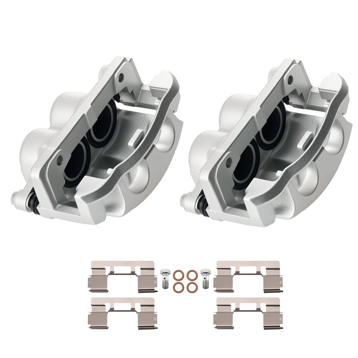 Front Disc Brake Calipers Set with Bracket for Ford F-150/Lobo (2004–2005)