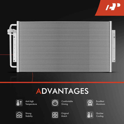 A/C Condenser with Bracket for Chevrolet Impala Caprice (1994–1996)