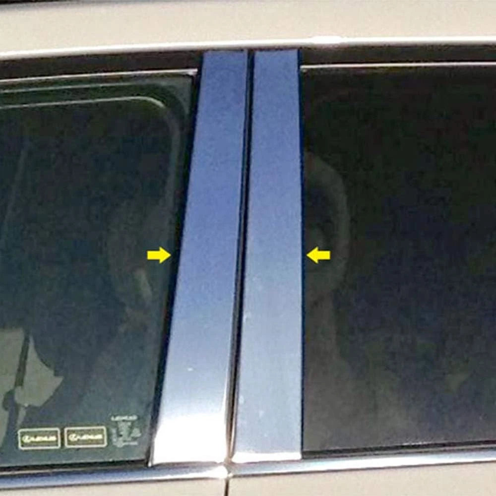 Luxury FX Chrome Pillar Post Trim 4pc for Lexus LX 570 (2008–2021)