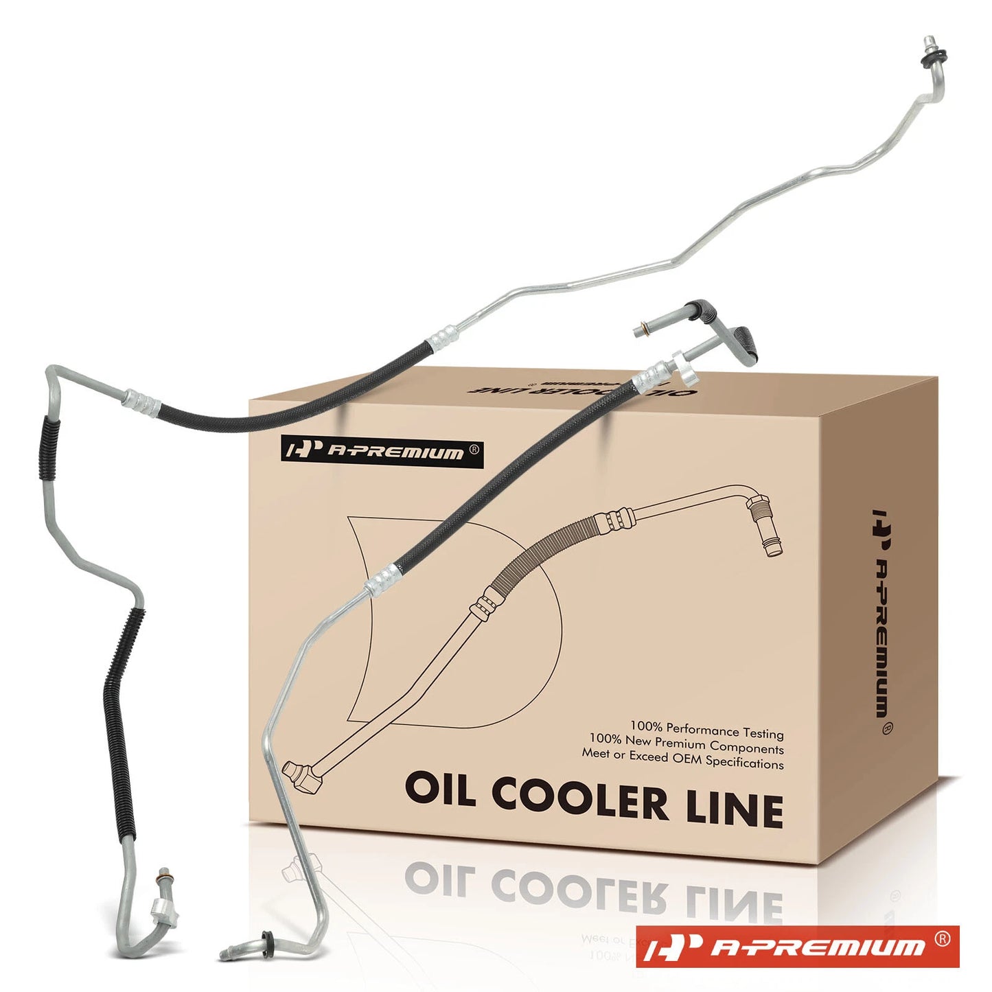 2X Trans Oil Cooler Lines for Buick Encore, Chevy Trax (2013–2021)