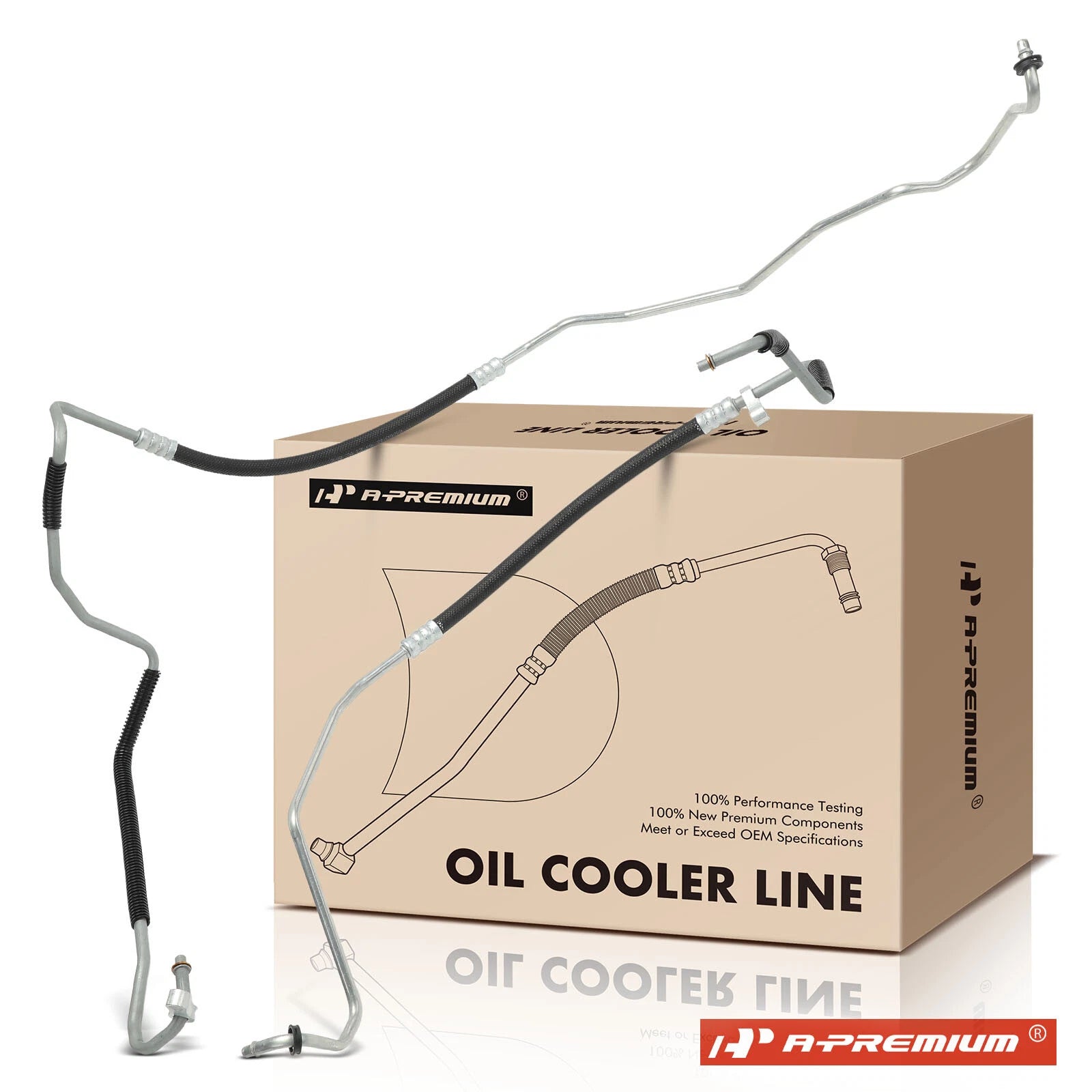 2X Trans Oil Cooler Lines for Buick Encore, Chevy Trax (2013–2021)
