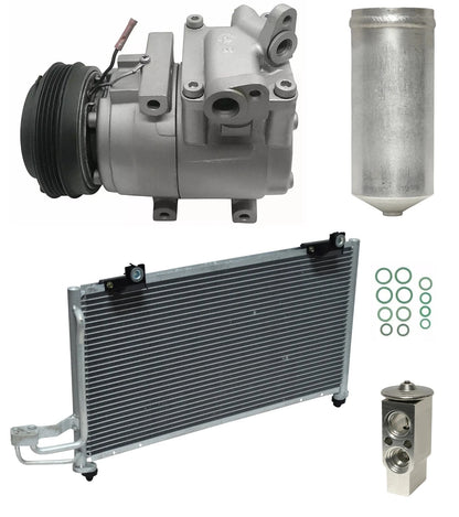 A C Compressor Kit With Condenser for Kia Spectra 1.8L (2002–2004)