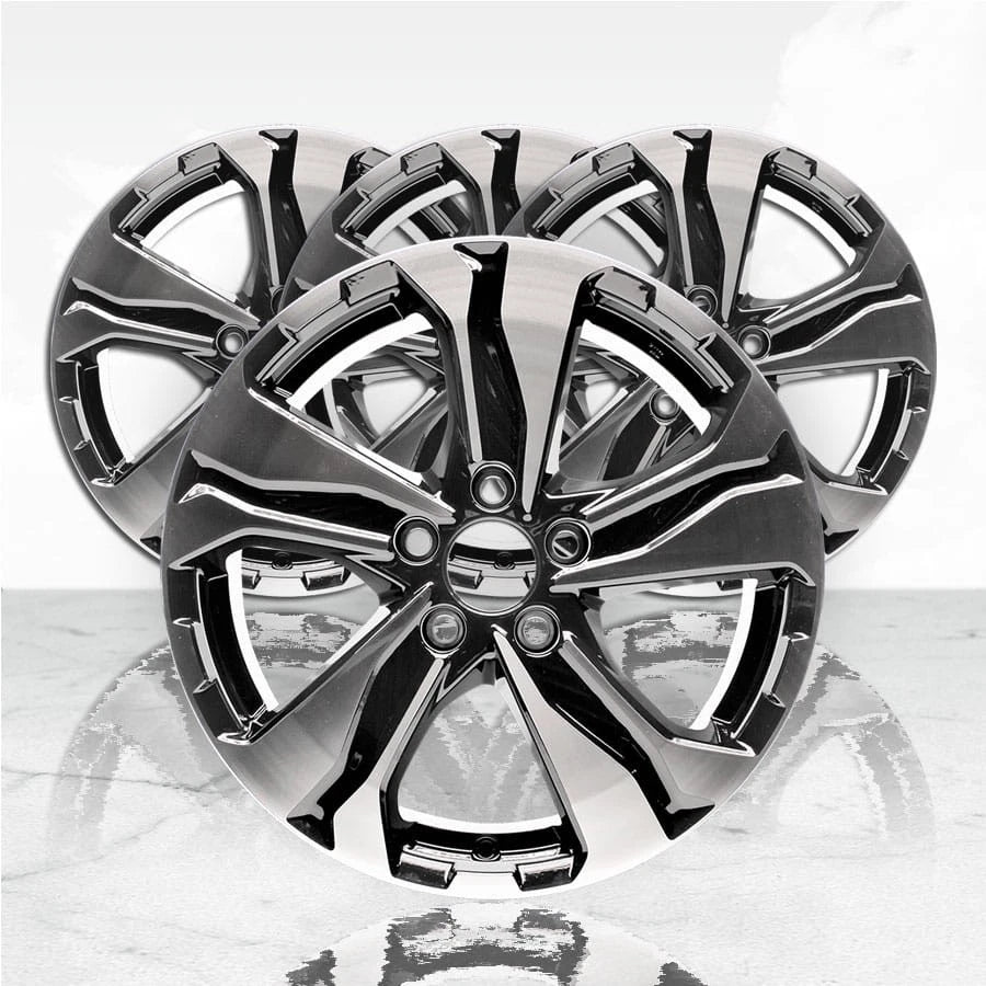 JTE Wheels Mach'd Black Inset Pockets 17 Inch Rim for Honda CR-V (2017–2018)