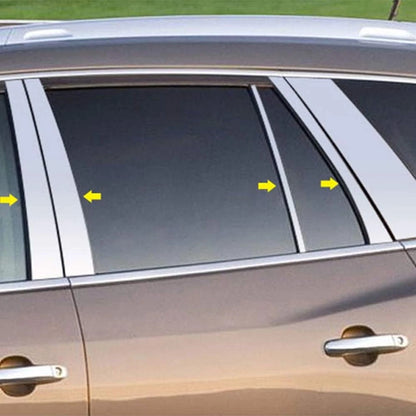 Luxury FX Chrome Pillar Post Set for Buick Enclave (2008–2017)