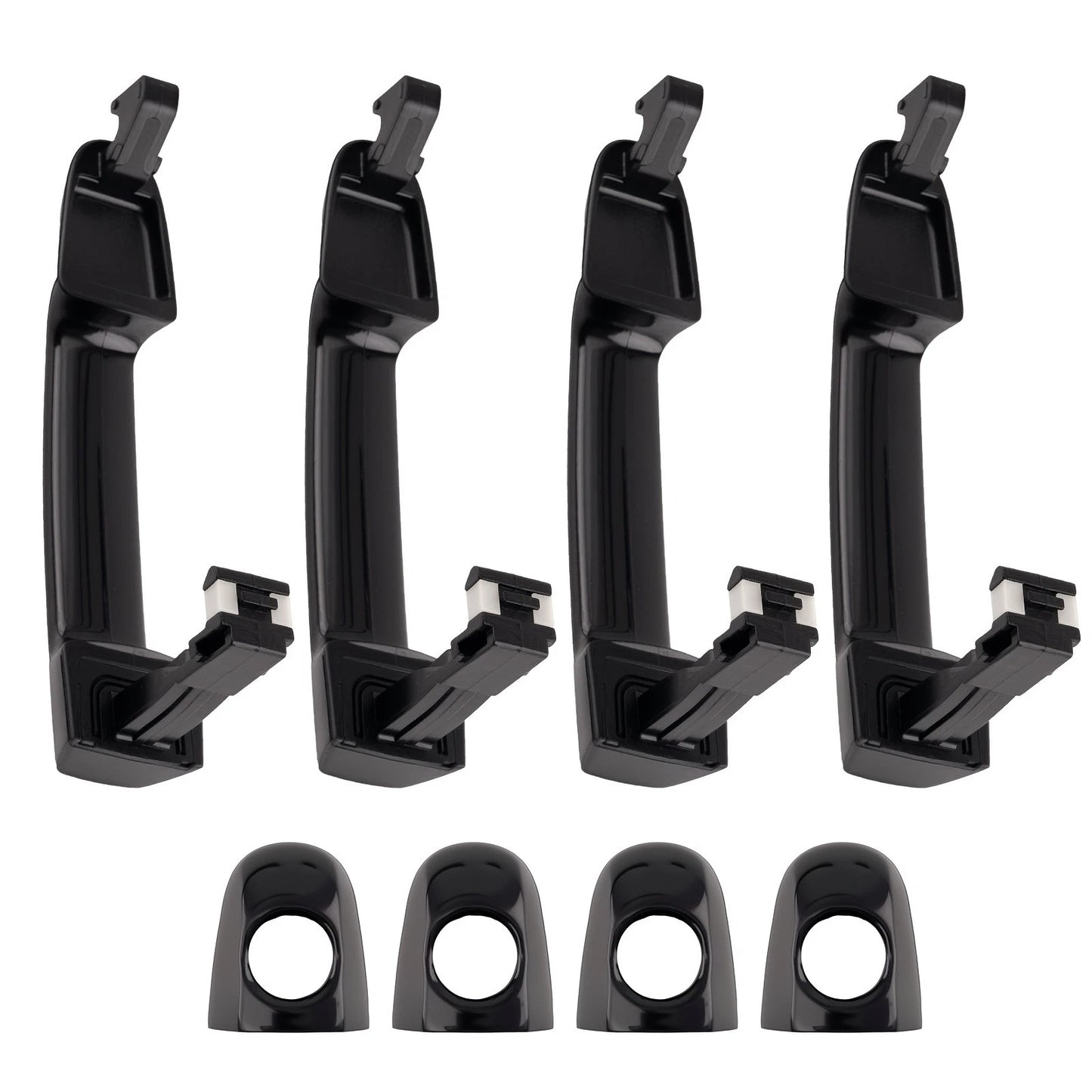Black Door Handle Set for Hyundai Elantra (2006–2010)