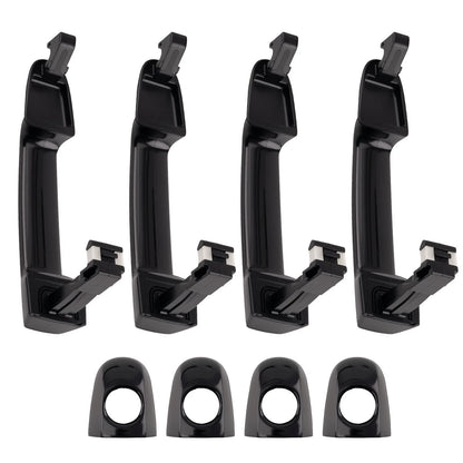 Black Door Handle Set for Hyundai Elantra (2006–2010)