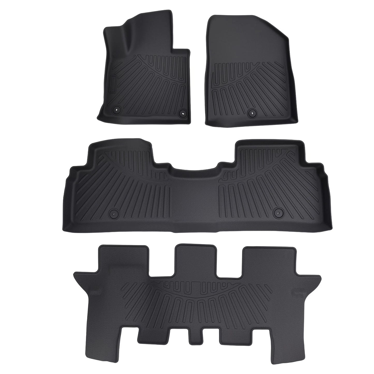 All Weather TPE Floor Mats for Kia Sorento (2016–2020) Waterproof Non-slip