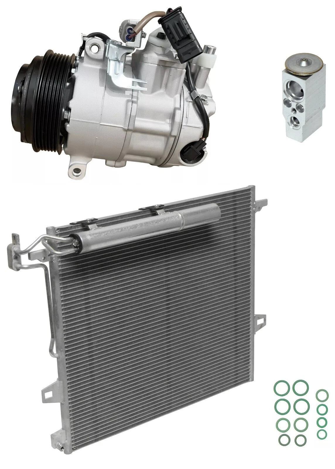 A/C Compressor Kit with Condenser for Mercedes ML350 3.5L (2012–2015)