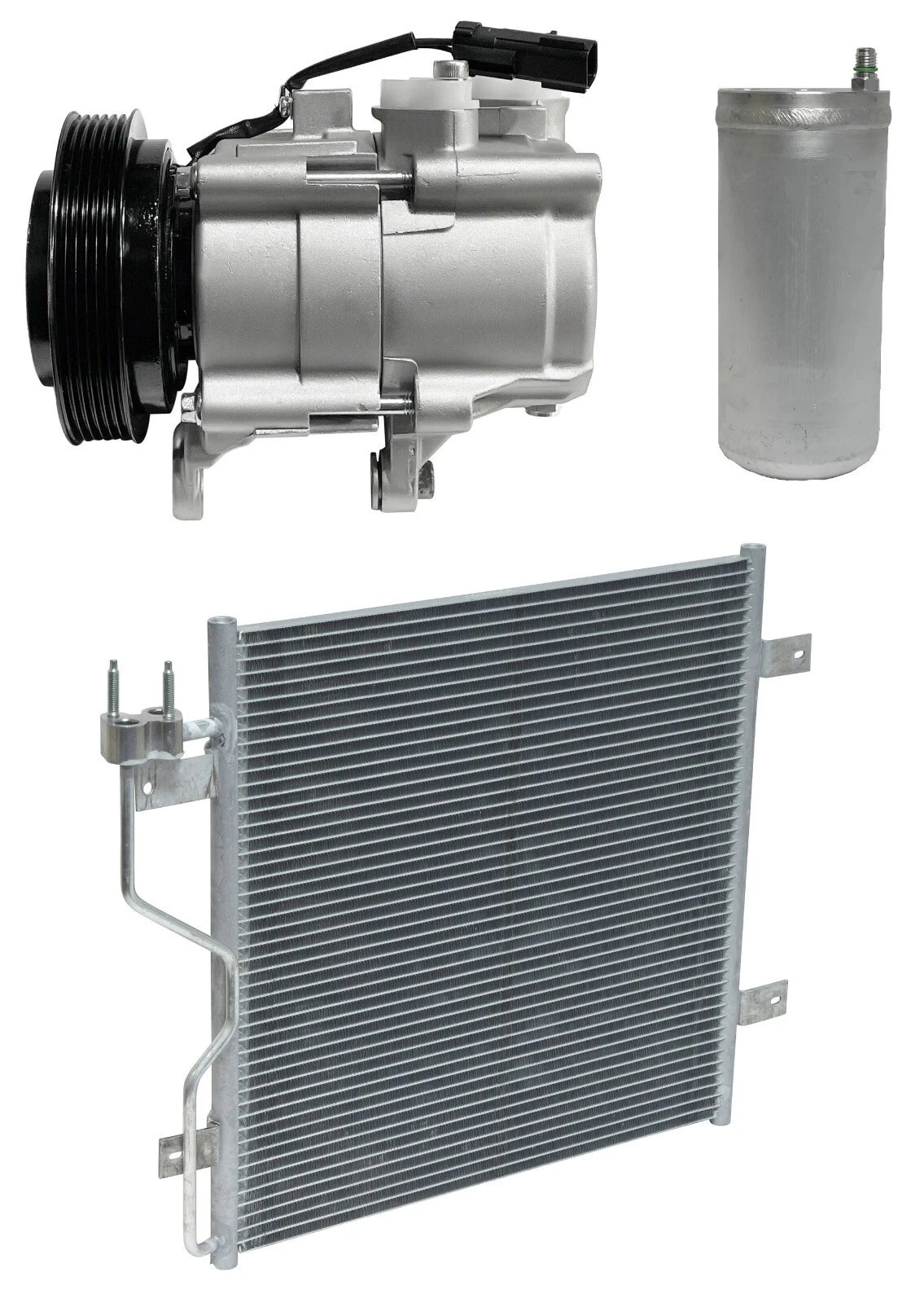 AC Compressor Kit With Condenser for Jeep Liberty 3.7L (2007–2012)