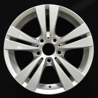 17x8 Factory Wheel Bright Medium Silver 43mm Offset for BMW 535i (2008–2010)