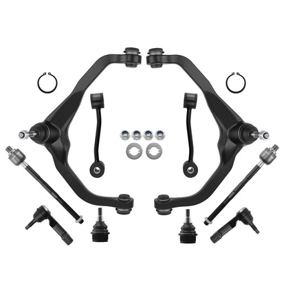 Front Upper Control Arms Ball Joints Tie Rod for Dodge Nitro Jeep Liberty (2007–2012)