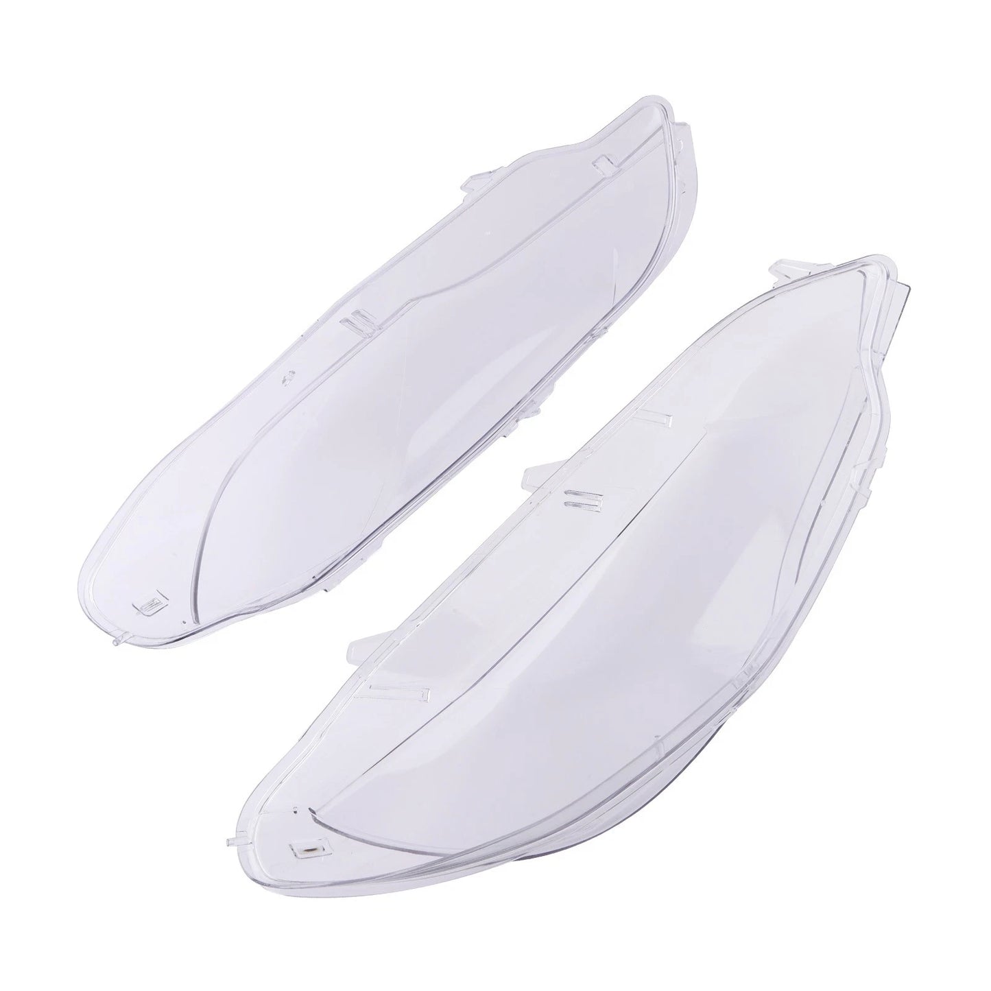 Front Headlamp Lens Cover Pair for BMW X6 E71 (2008–2014)