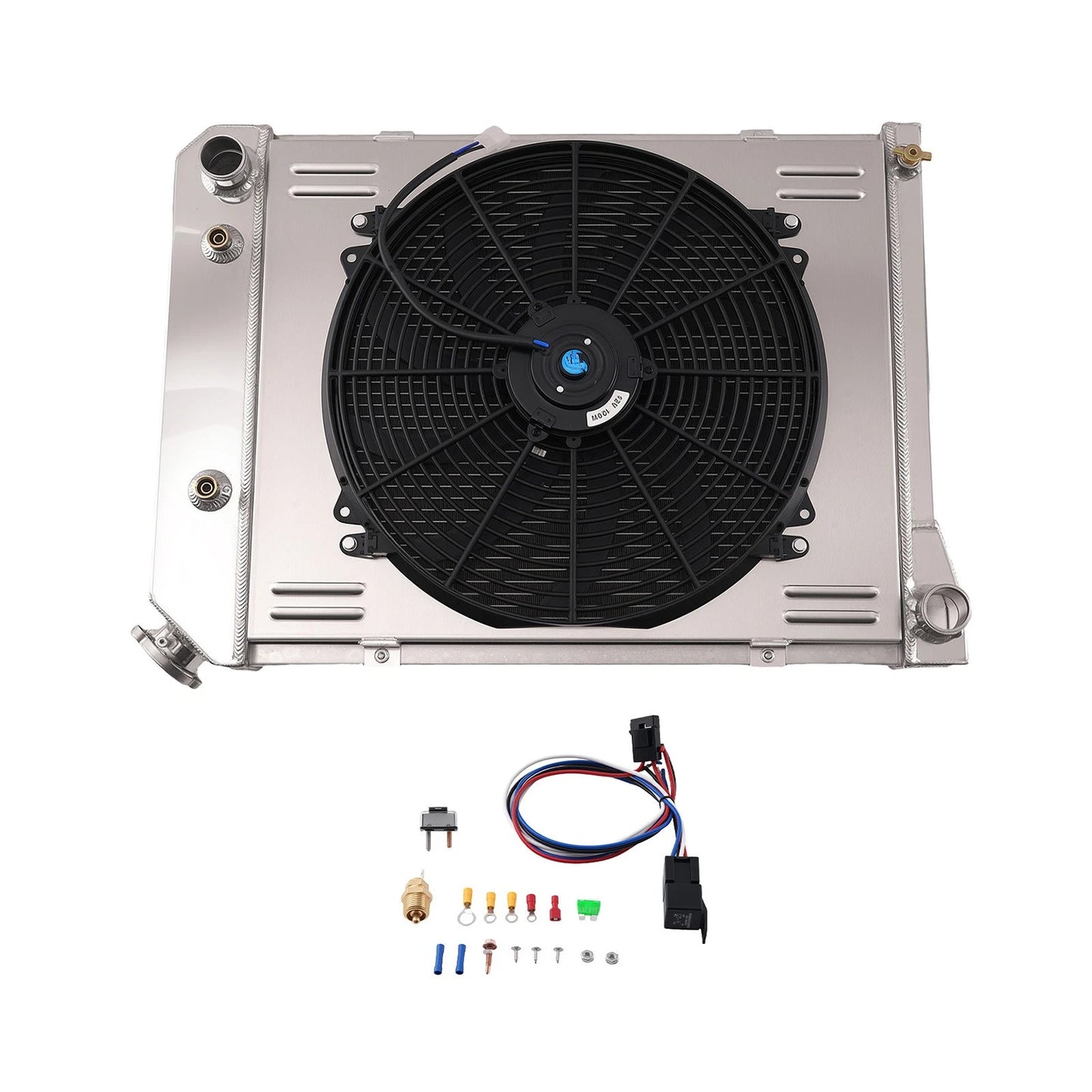 Aluminum 3 Row Radiator Fan Kit for Chevrolet Caprice (1980–1985)