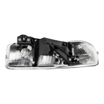 Headlight Assembly Set for 2000–2005 GMC Yukon XL 5.3L Halogen Chrome