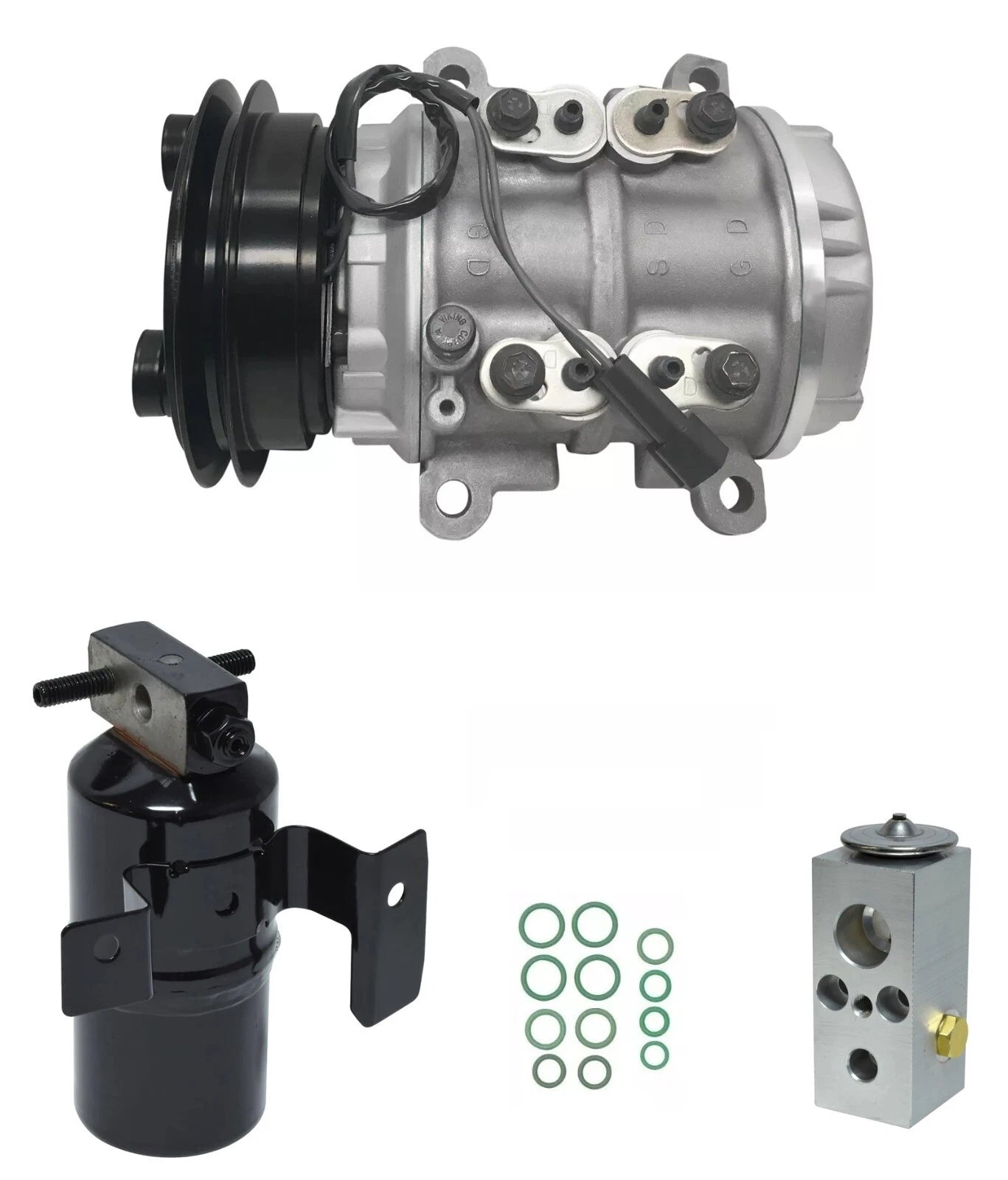 AC Compressor Kit Replacement for Plymouth Sundance 2.2L 2.5L (1989–1994)