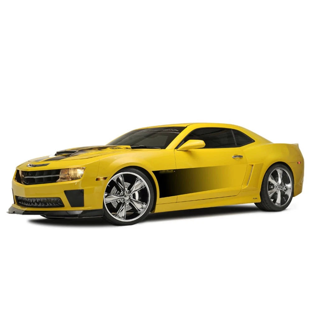 2pc Black Vinyl Sport Side Graphic Replacement for 2010–2013 Chevy Camaro