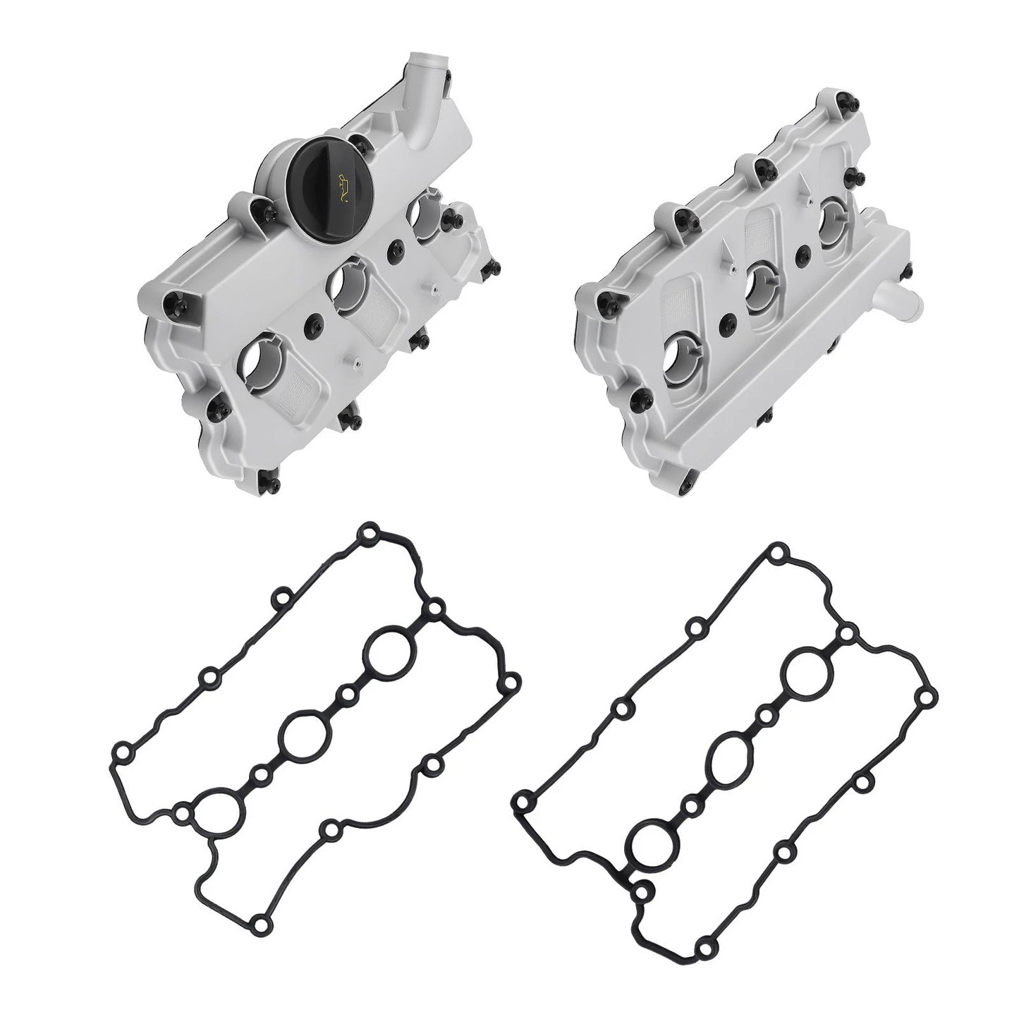 Engine Valve Cover (2) for Audi VW A4 A5 A6 S4 S5 Q5 (2009–2017)