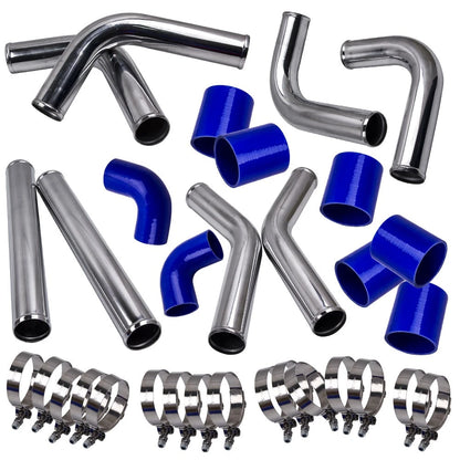 2.5 Inch Universal Aluminum Intercooler Turbo Pipe Kit for (—–—)