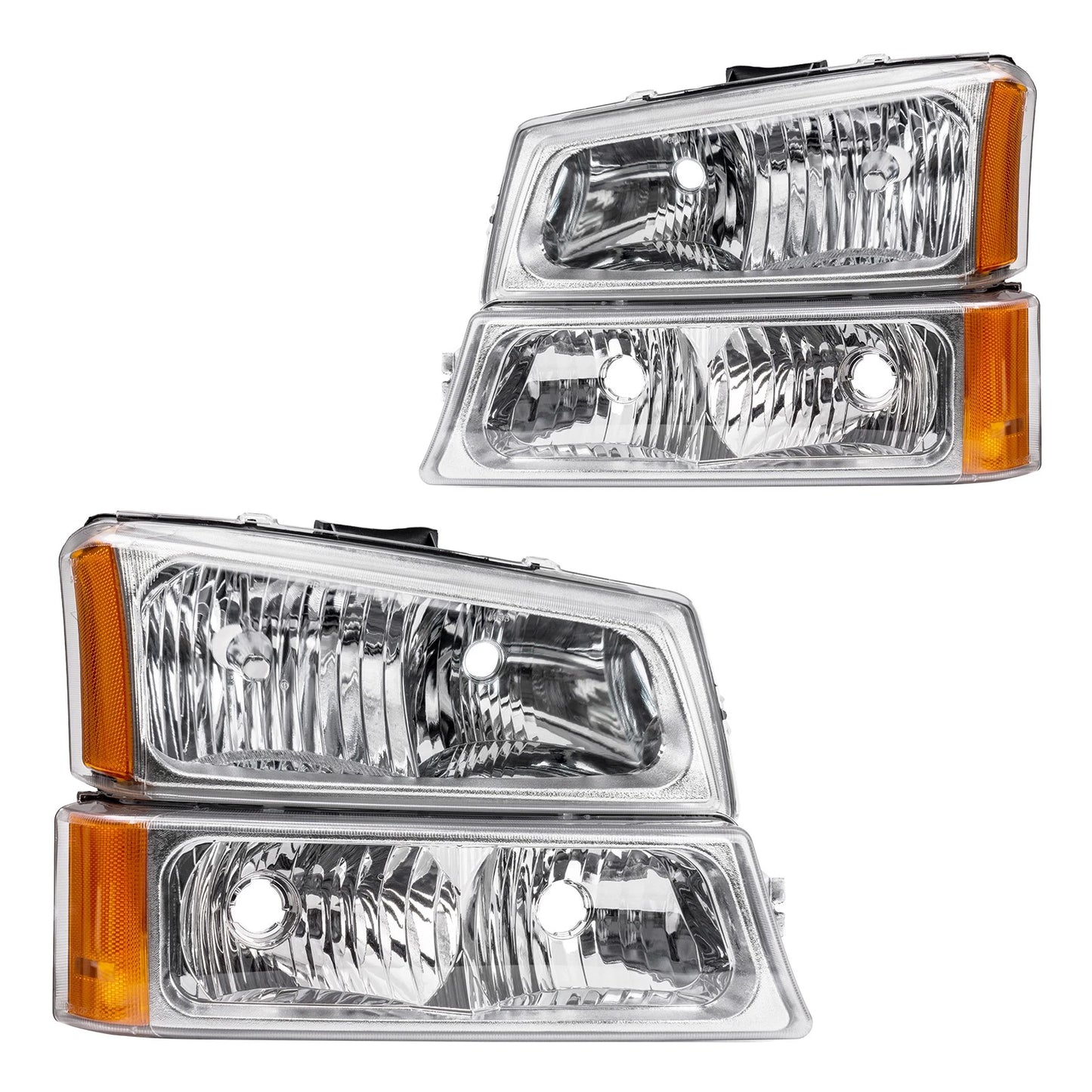 Headlight Assembly Set for Chevrolet Silverado 1500 2500HD (2003–2007)